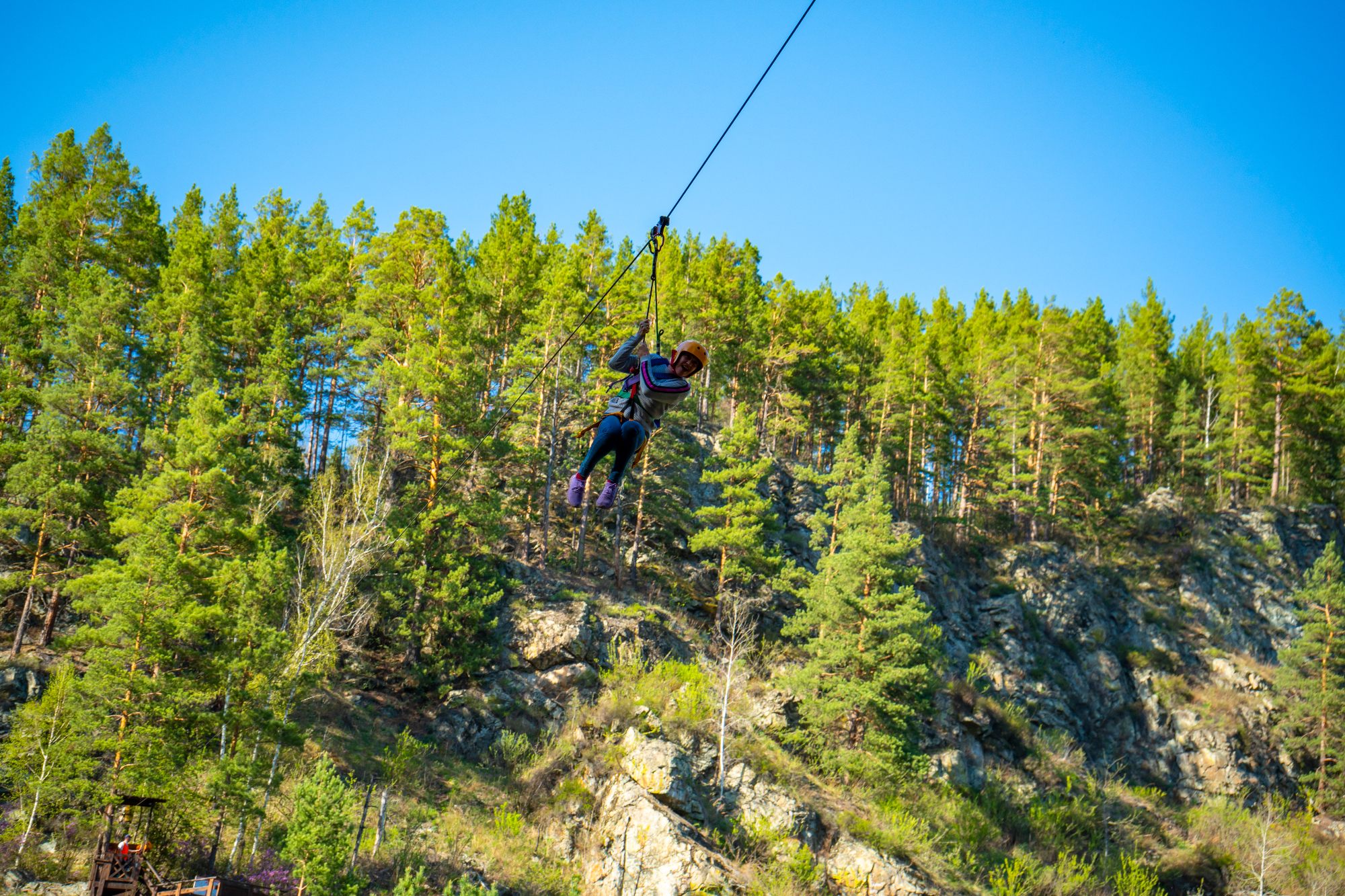 Odločili smo se za zipline Bovec, ker smo ravno bili tam